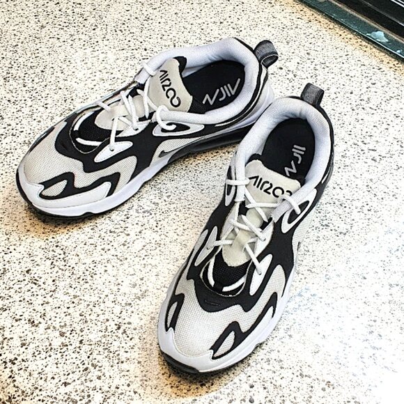 Nike Air Max 200 White Anthracite Black Low Top Lace-Up Sneaker, Size 8.5 - Picture 3 of 10